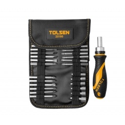 Puntas atornillador Tolsen set 26 pz 20186
