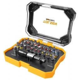 Puntas/dados Tolsen 1/4 set 32 pz 20377