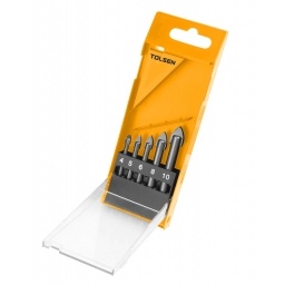 Set Tolsen Mecha p/vidrio y azulejo 4-5-6-8-10mm  75688