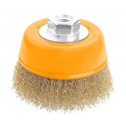 Cepillo Tolsen de alambre cnico 100mm 77602