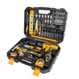 Set Tolsen Taladro 12V c/accesorios 65pz 85365