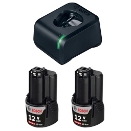 Kit bateras y cargador Bosch Starter Kit GAL 12V-20 (2x 2.0Ah)
