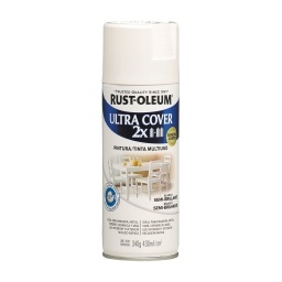 Aerosol Rust Oleum U.Cover 2X blanco semi-bte 340g