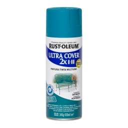 Aerosol Rust Oleum U.Cover 2X turquesa satin 340g