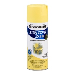 Aerosol Rust Oleum U.Cover 2X amarillo limon satin.340g