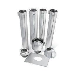 Kit para estufa a leña Eco mini/ Eco Máxima salida por techo