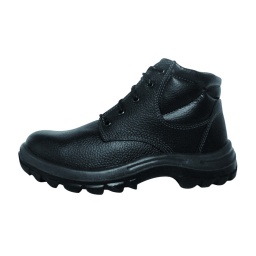 Botn de cuero negro  pta.plstica T:36 WORKSAFE