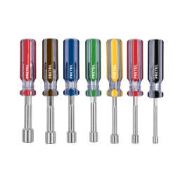 Jgo.7 Destornilladores hexagonalesmango PVC PRETUL  DJ-7P