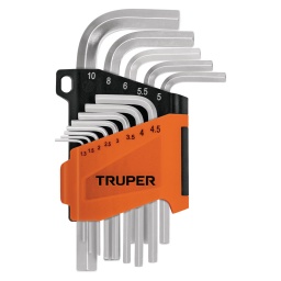Jgo.13 llaves Allen-estuch.plst.13 a 10mm TRUPER ALL-13M