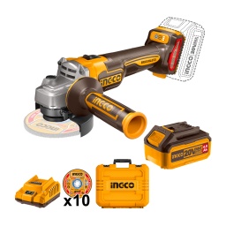 Set Ingco CAGLI211541 Amoladora 20V + valija