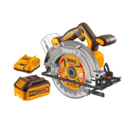 Sierra circular Ingco CSLI16521 20V Brush. (1x4.0Ah)