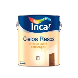 Pintura pint. Cielos Rasos Bco Mate Inca 4L