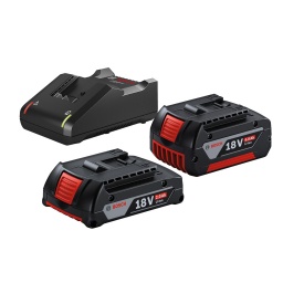 Kit bateras y cargador Bosch Starter Kit (1 x 2.0 + 1 x 4.0 Ah + GAL 18V-40)