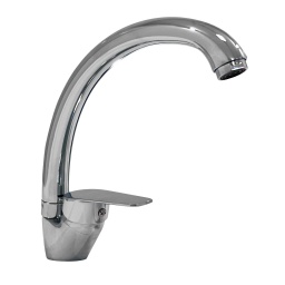 Monocomando cocina mesada Zanetti zinc CISNE CROMADO