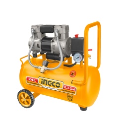 Compresor Ingco ACS111242 24L 1.5HP Libre de aceite