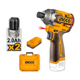 Atorn. de impacto Ingco CIRLI16178 16V (2x2.0Ah y acces.)