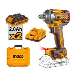 Llave de impacto Ingco CIWLI2040 400Nm 20V (2x2.0Ah)