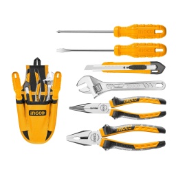 Juego de 7 herramientas manuales Ingco HKTHP20807