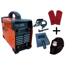 Soldadora Hessen Pro 200A + Guantes + Pantalla 2926