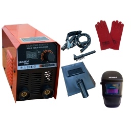 Soldadora Hessen Pro 130A + Guantes + Pantalla 2935