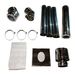 Kit instalación p/pared Estufa leña Eco Mini / Eco máxima