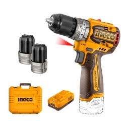 Taladro Percutor Ingco 16V Brushless 60nm 2bat 2ah + Valija