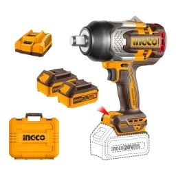 Llave de impacto Ingco CIWLI20135 20V (2x5.0Ah y 3 dados)