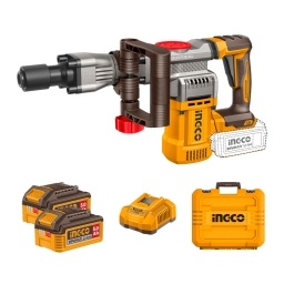 Kit Martillo Demoledor Ingco CDBLI203582 20V 16J  (2x5Ah)