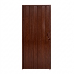 Puerta Plegable Plastilit Caoba PVC 0.90 x 2.10 m