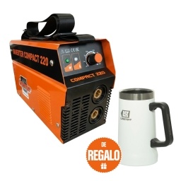 Soldadora inverter Smarter COMPACT 220 MMA 200A + Vaso Chop