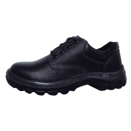 Zapato de cuero negro pta.plstica T:43 WORKSAFE