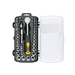 Jgo. 39pzas dados pulg/mm 1/4y3/8   PRETUL  JUDA-38P