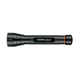 Lint.alum-negro.1Led(100lm)120mt2AA incl TRUPER LINA2AAN