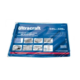 Lona Poli.azul(Prot.UV)cojal 5.3x7.1m TRUPER-ULTRA LPU18X24
