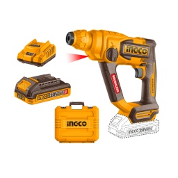 Rotomartillo Ingco CRHLI201881 20V 1.8J SDS PLUS (1x2.0Ah+ 3 mechas + valija)