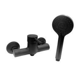 Monocomando ducha Montalbo NERO bce 40mm Negro