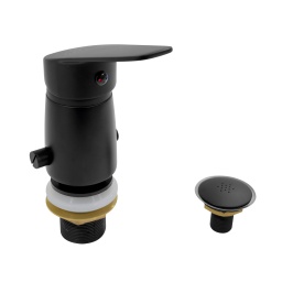 Monocomando bidet Zanetti zinc 35mm stransf NERO
