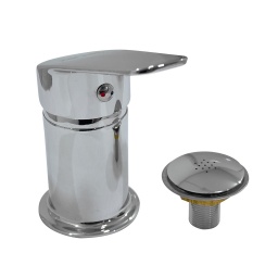 Monocomando bidet Zanetti zinc 35mm s/transf CROMADO