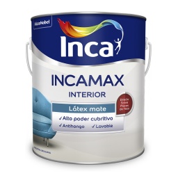Latex int. Incamax Frmula Reforzada Blanco Mate Inca 4L
