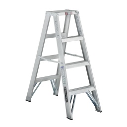Escalera Cuprum Doble acceso C-2231-04 alum. 4P