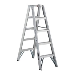 Escalera Cuprum Doble acceso C-2231-05 alum. 5P