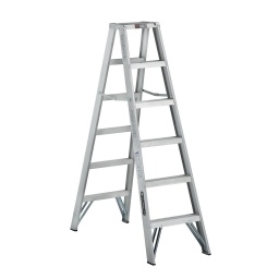 Escalera Cuprum Doble acceso C-2231-06 alum. 6P