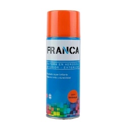 Aerosol Franca Esmalte Naranja 400ml. Ref.C671